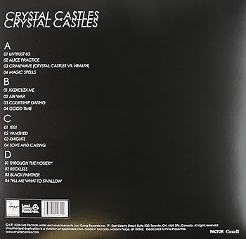 Amazon.co.jp: Crystal Castles [Analog]: Music
